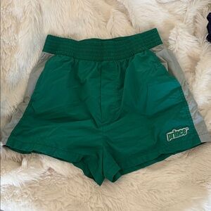 Prince Teal and Gray Women's Athletic Shorts